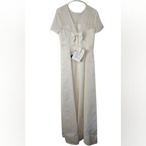 Sylvia Ann vintage bridal dress in ivory NWT